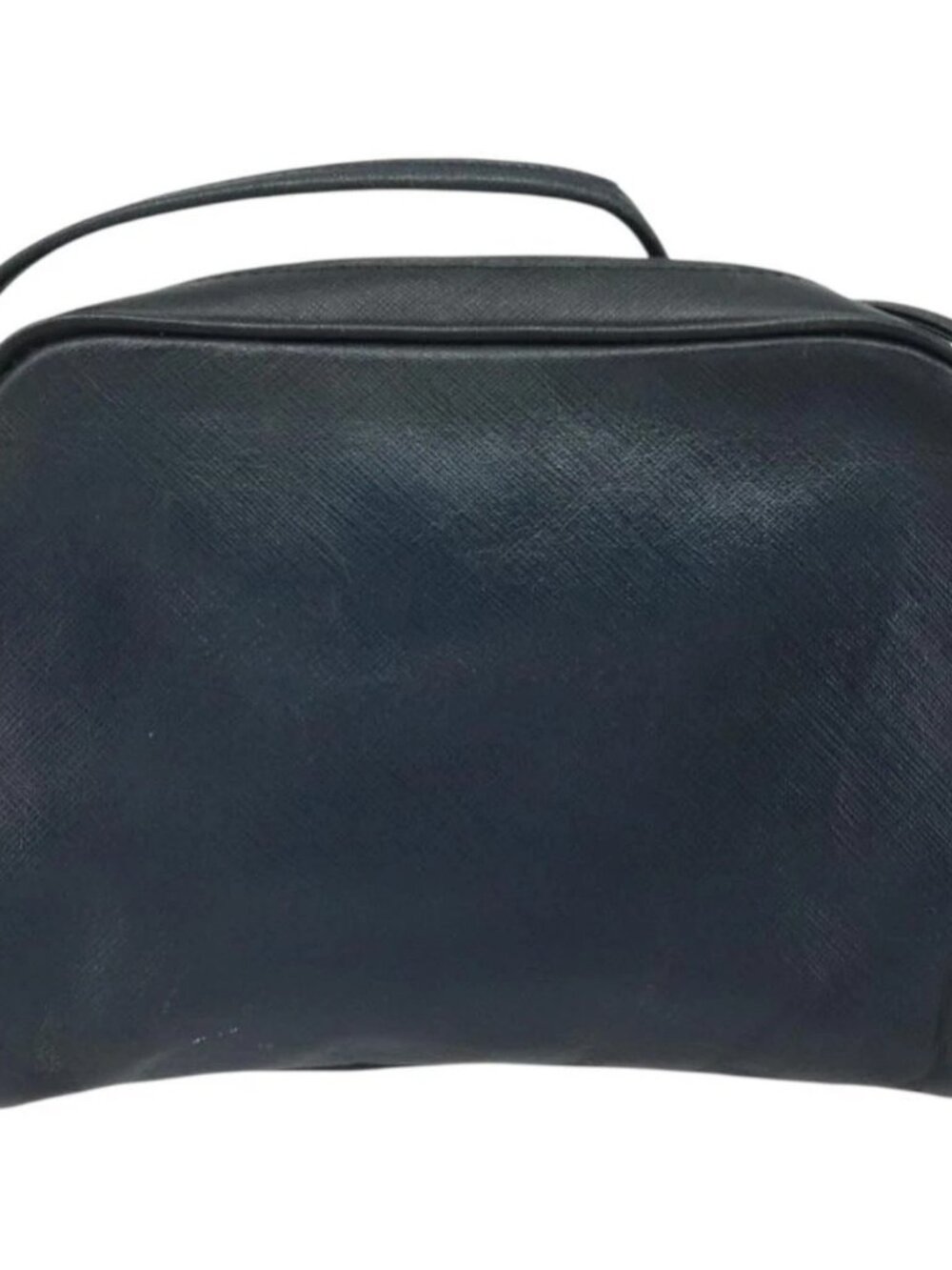 Christian Dior Shoulder Bag Leather Navy Gold Auth bs33276 - Picture 4 of 15